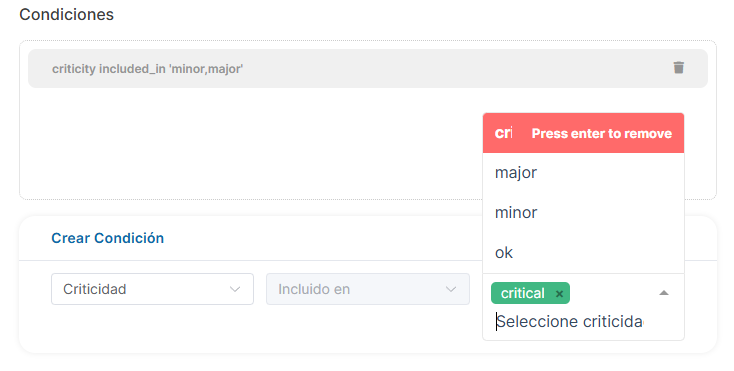 Transición por criticidad